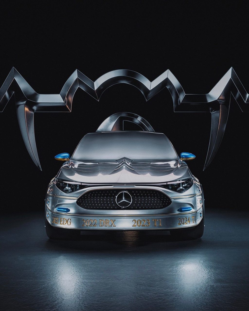 Mercedes-Benz is in its gaming bag with its League of Legends art piece