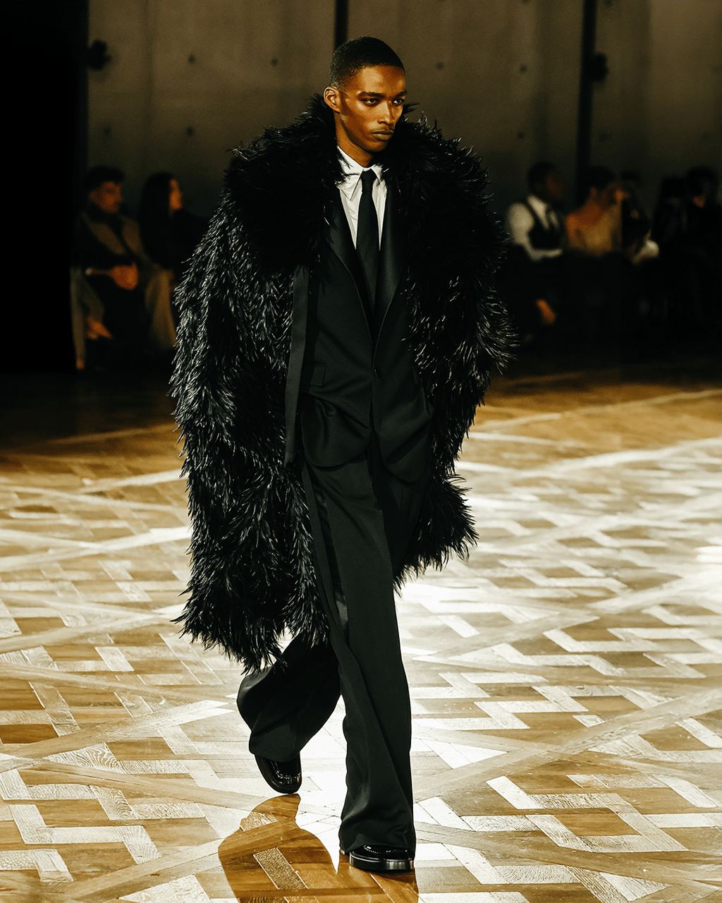 Saint Laurent was suited and booted for FW25
