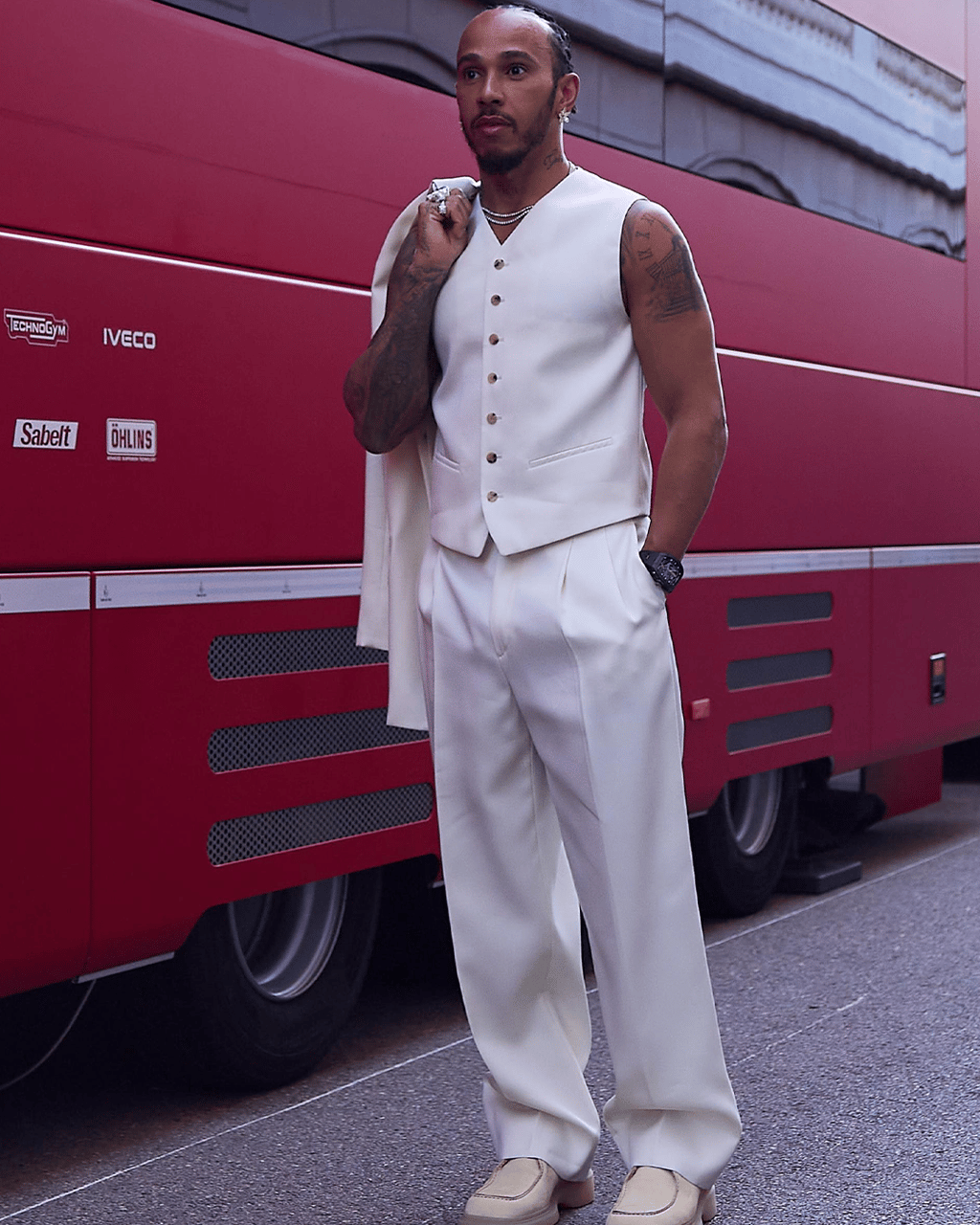 We need to have a chat about Lewis Hamilton’s fits recently