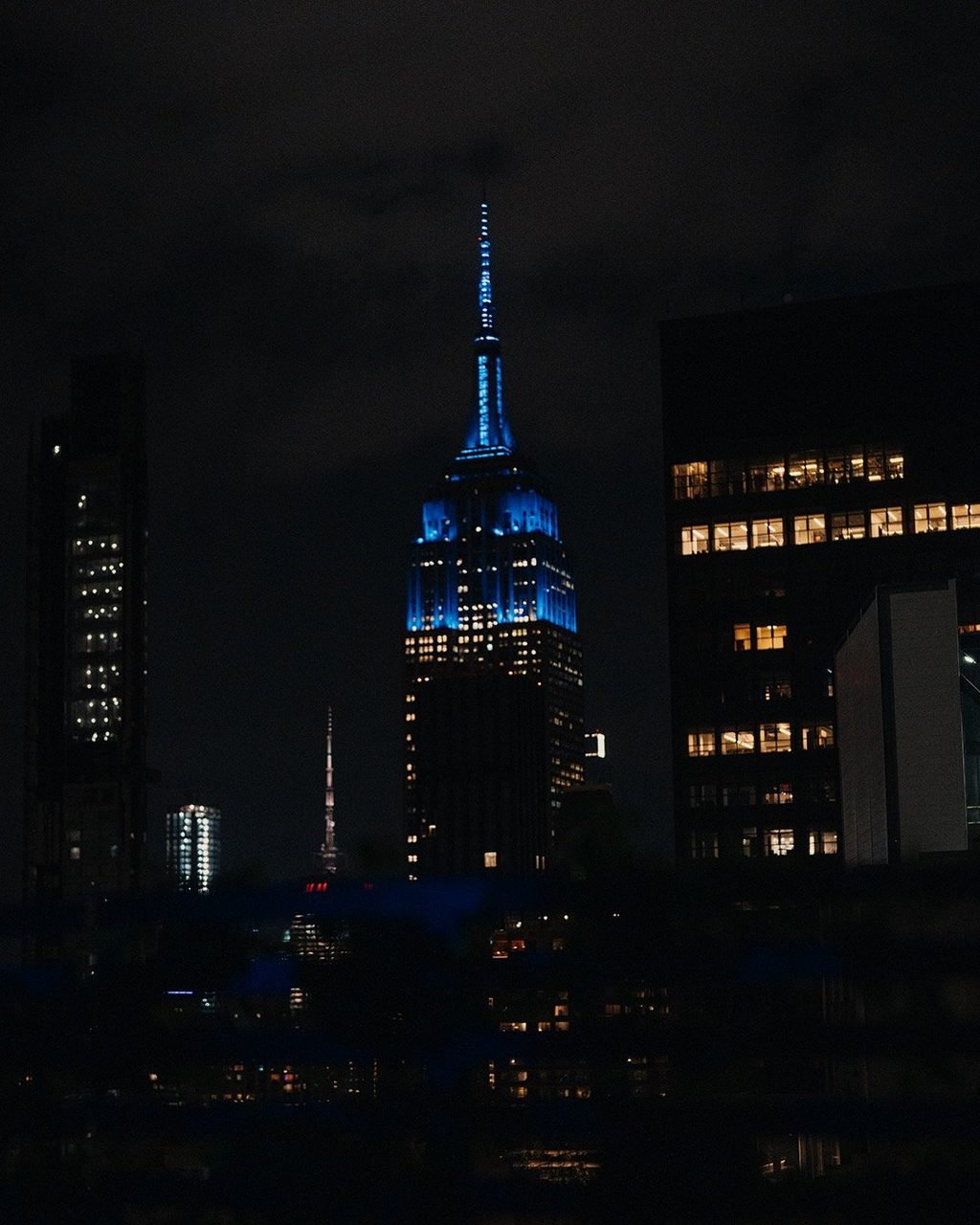 Chanel and Daniel Caesar linked up to turn the Empire State Building blue