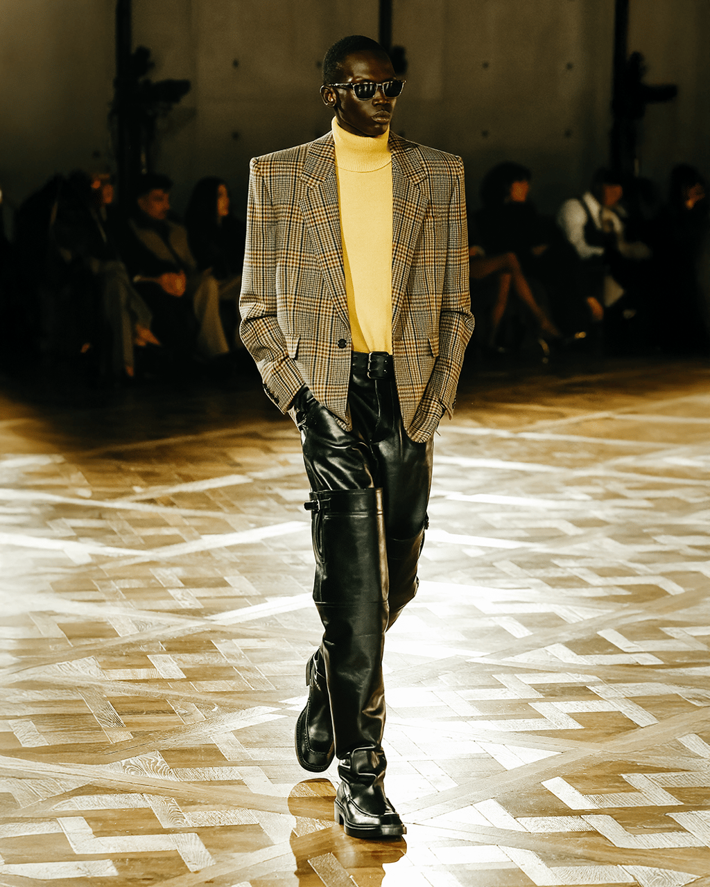 Saint Laurent was suited and booted for FW25