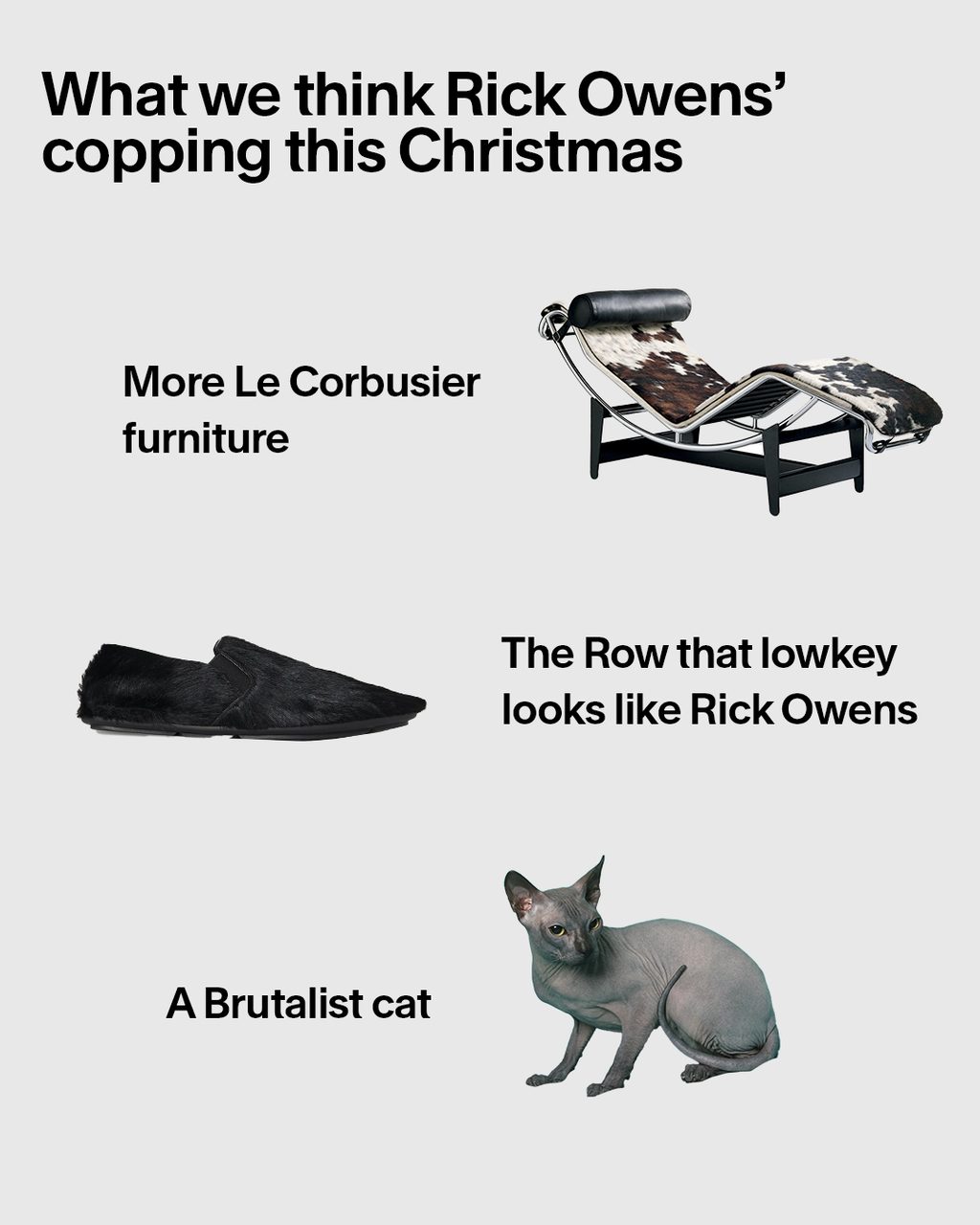 What will your favourite artists be copping this Christmas?