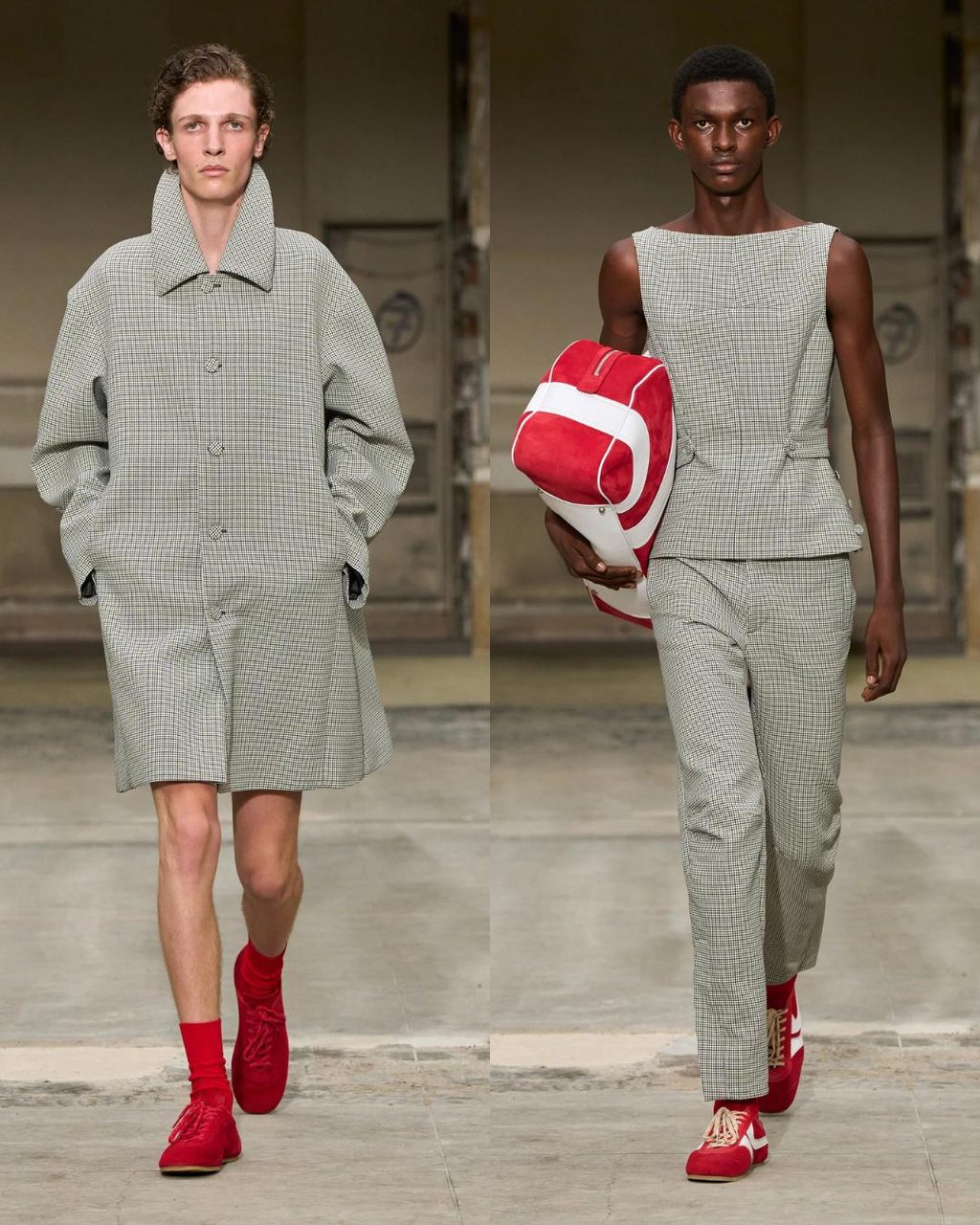 Dries Van Noten SS26 mixed opulence with casual