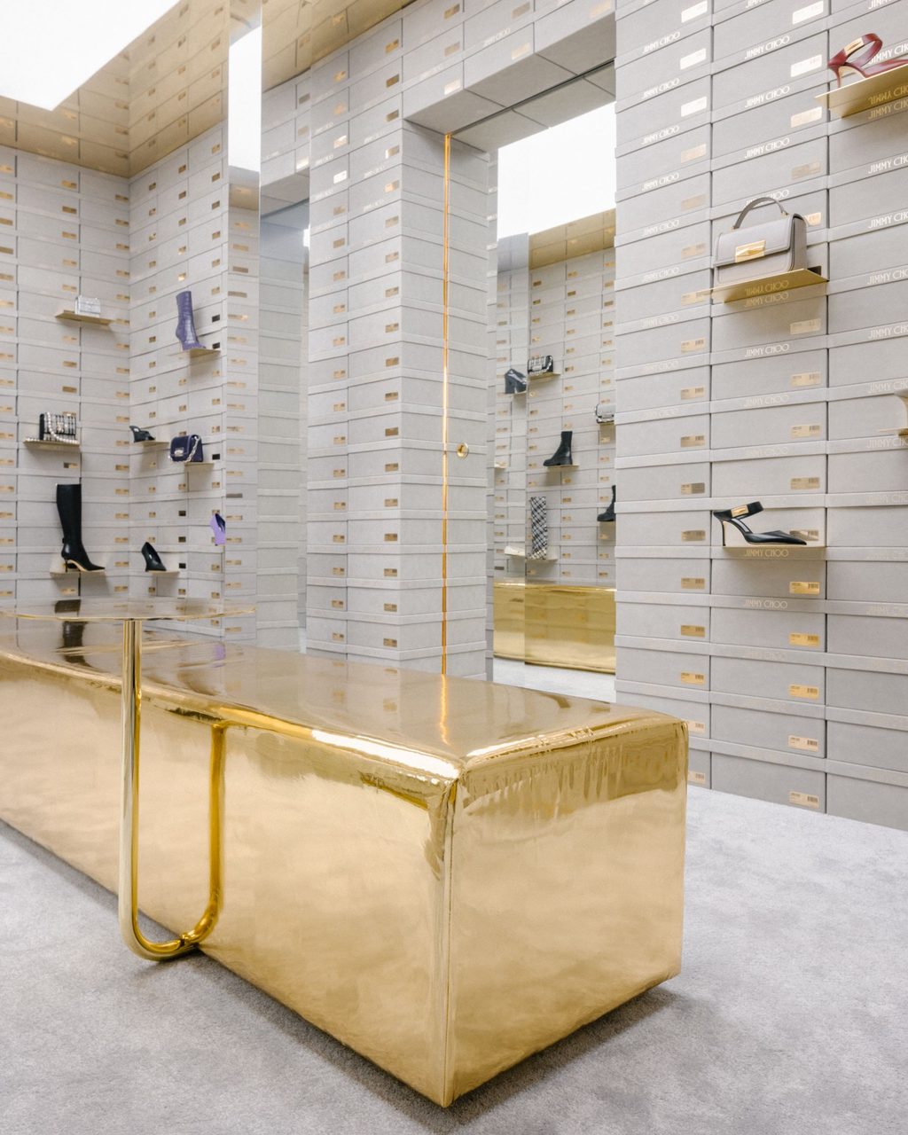 Crosby Studios’ Harry Nuriev turns Jimmy Choo’s Paris store into an unbreakable vault