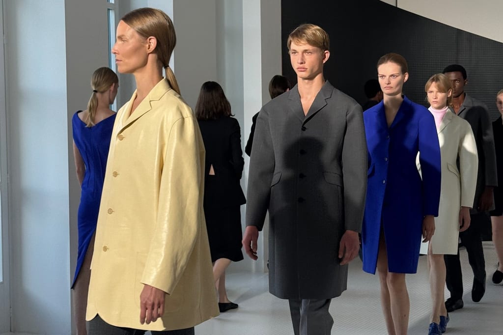 Minimalism is key at Simone Bellotti’s Jil Sander debut