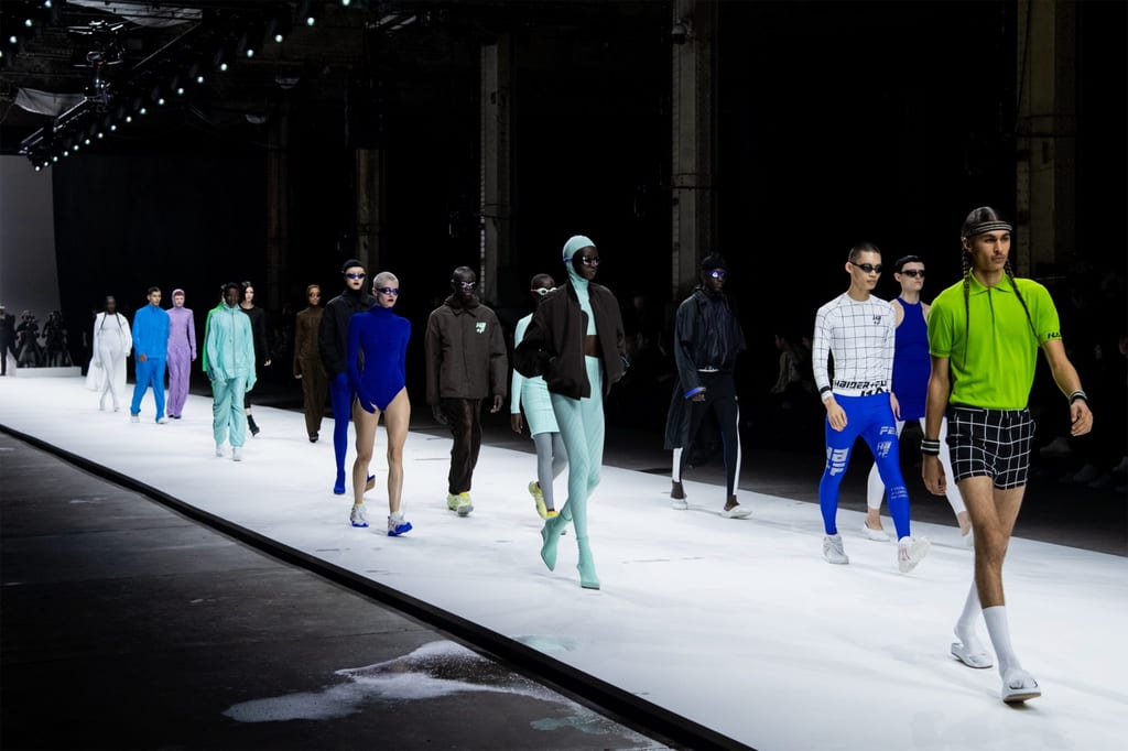 INDUSTRIALISM, RAVE AND SPORTS ALL COMBINED FOR HAIDER ACKERMANN X FILA