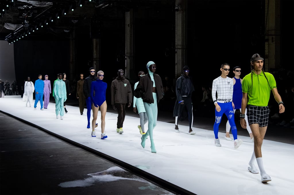 INDUSTRIALISM, RAVE AND SPORTS ALL COMBINED FOR HAIDER ACKERMANN X FILA
