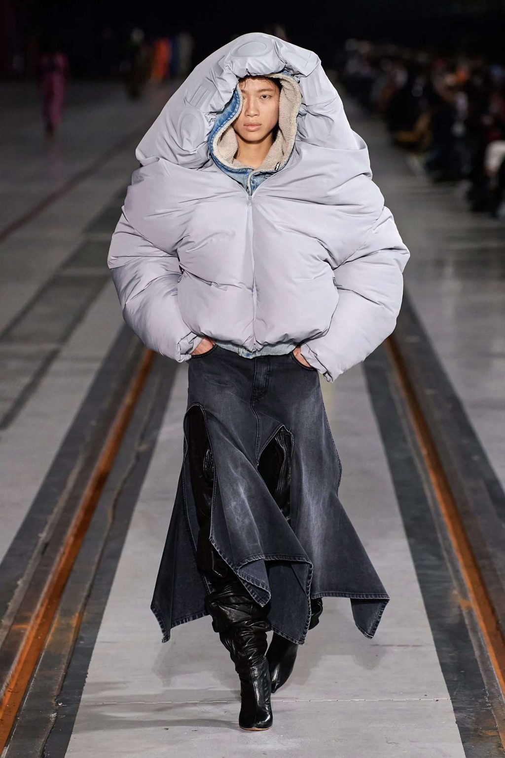 Y/PROJECT BROUGHT DRAMA TO PFW, IN MORE WAYS THAN ONE