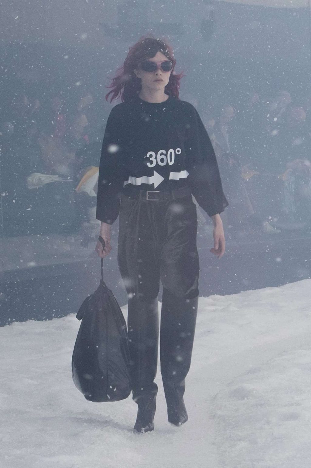 THE BALENCIAGA SHOW WAS MEANT TO BE AN UNCOMFORTABLE VIEWING EXPERIENCE