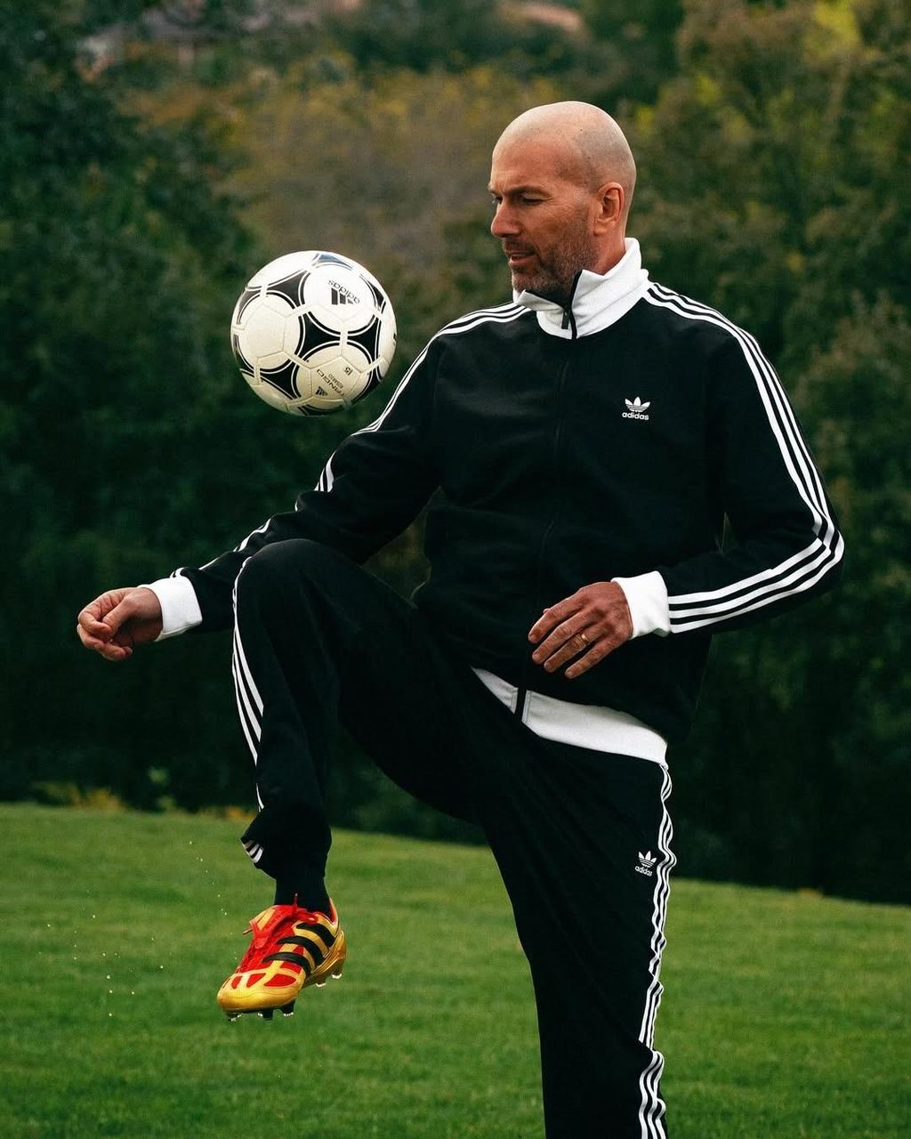 Zinedine Zidane links up with adidas for a rerelease of the Predator Precision
