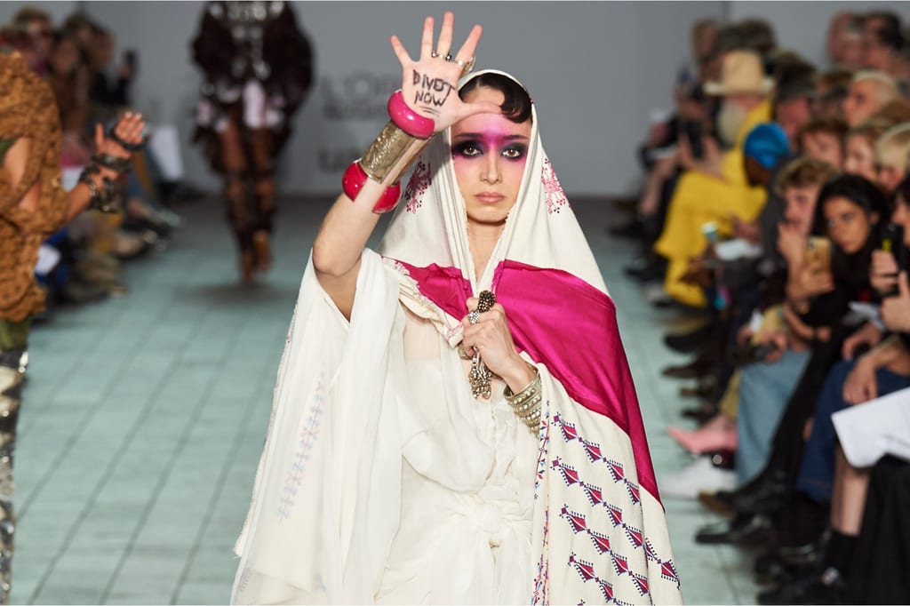 “My work is too powerful to be ignored”: CSM Grad Ayham Hassan on addressing conflict through fashion