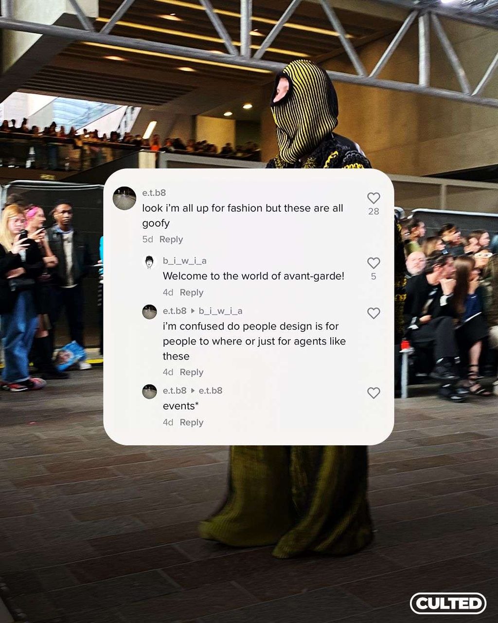 CULTED COMMUNITY TALKS: THE CSM BA FASHION SHOW