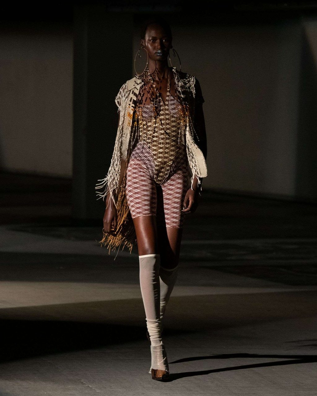 ‘ADRENALINE’: KNWLS SS22 OFFERS DISRUPTION AND SENSUALITY AT LFW