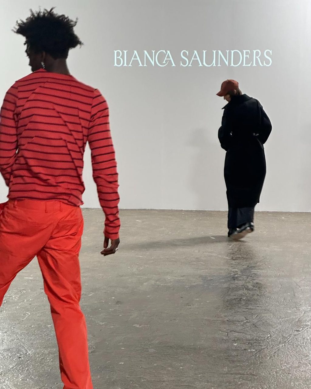 We linked up with Bianca Saunders at her studio in London ahead of her FW25 presentation