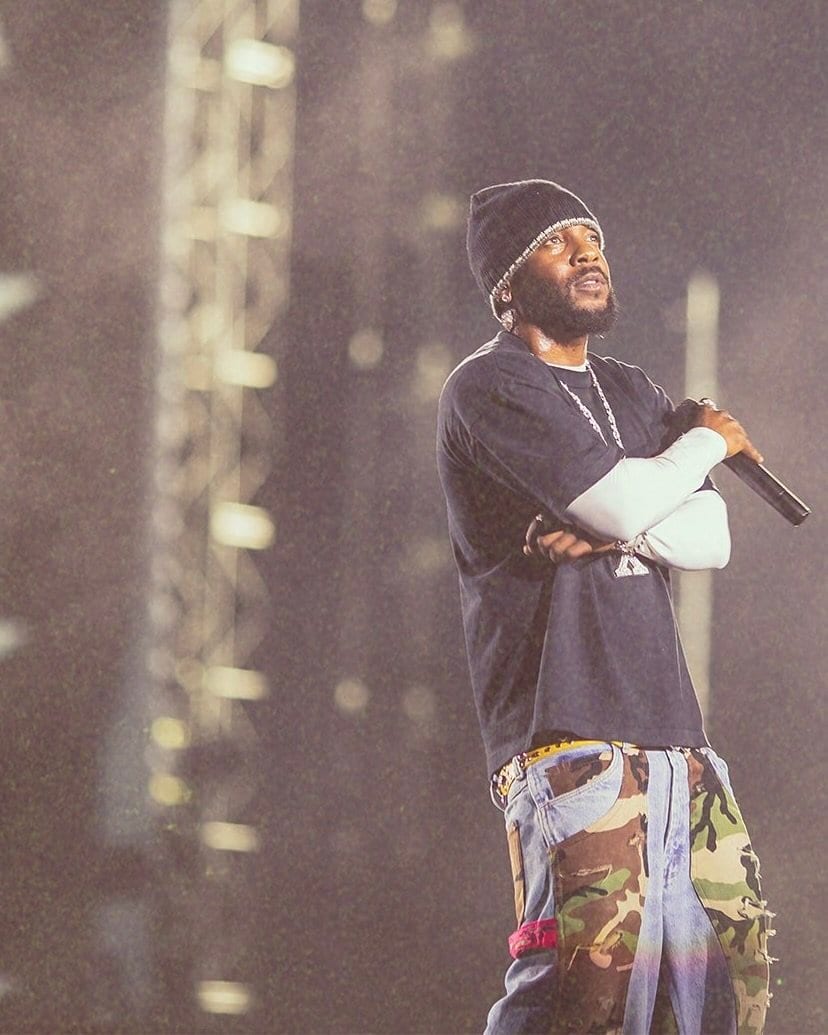 Kendrick Lamar has been repping independent designers on his Grand National Tour