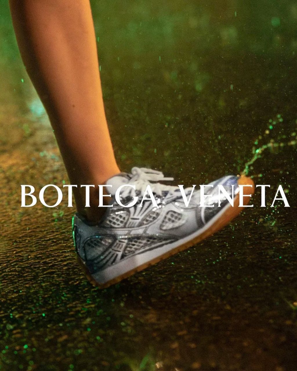 Bottega Veneta soft launches its Orbit sneaker on Hailey Bieber and Qixi