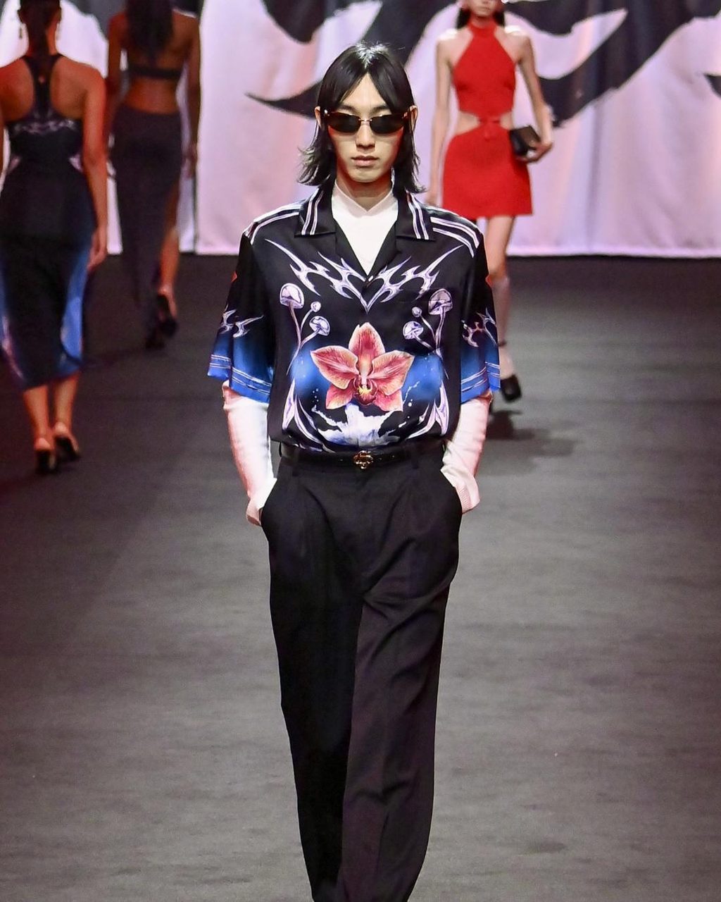 Casablanca kept its colour for FW25 with Tokyo aesthetics