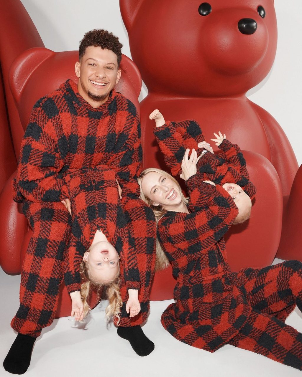 The Mahomes Family stars in annual SKIMS Holiday Campaign