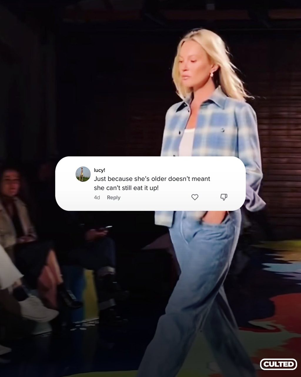 CULTED COMMUNITY TALKS: CELEBRITIES RUSH THE RUNWAY FT KATE MOSS