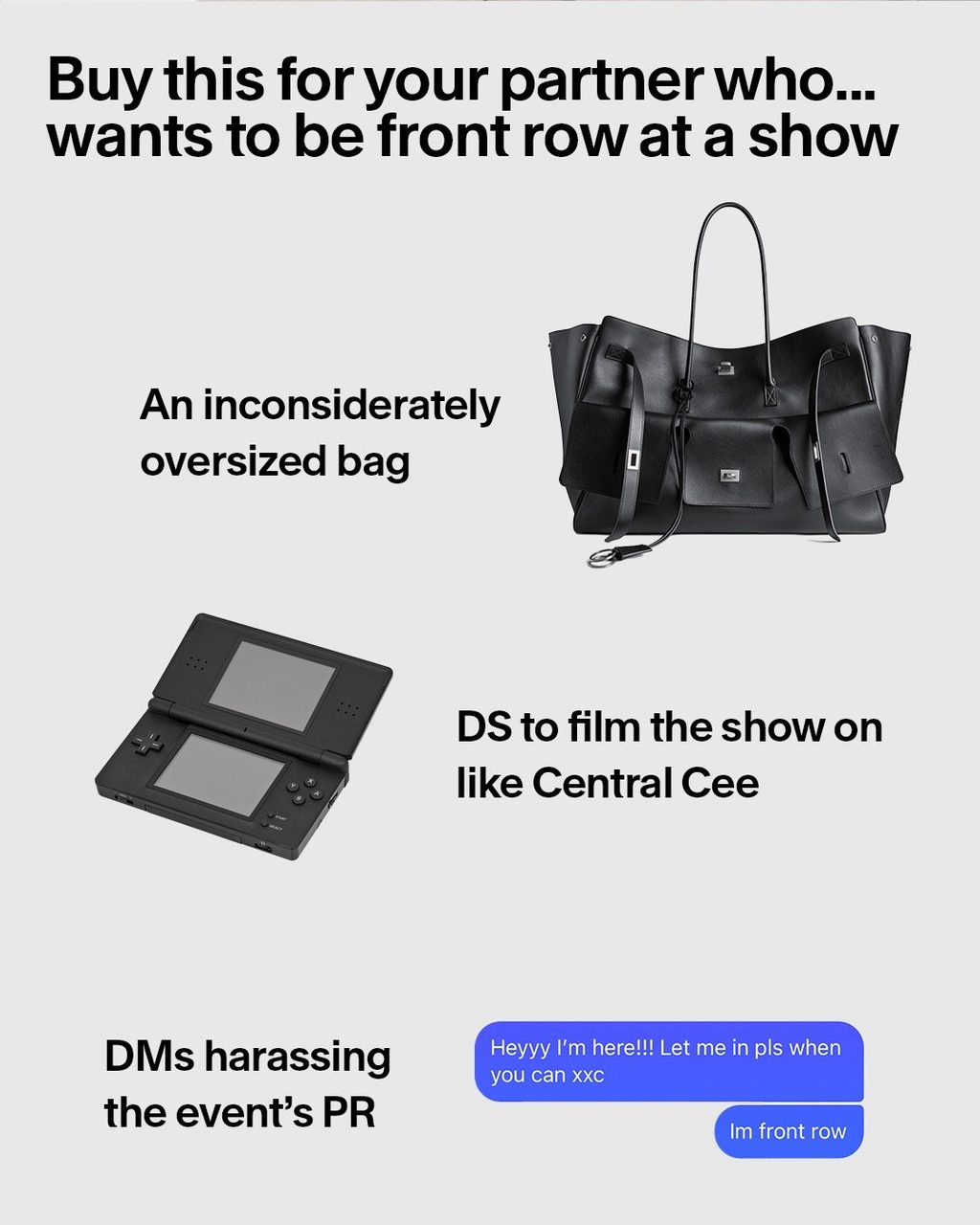 Xmas gifts to cop for your partner who...: a gift guide