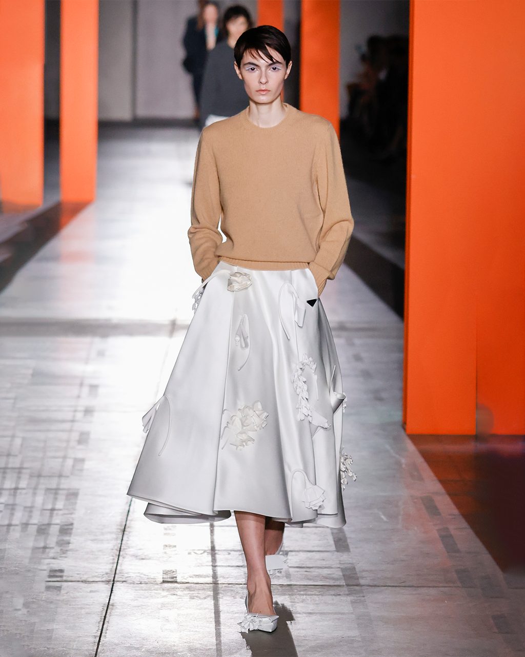 LILIES, PUFFERS, & ORIGAMI SHOES: KEY TAKEAWAYS FROM PRADA FW23