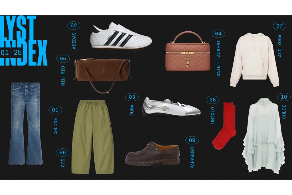 Lyst Index 2025: The Lyst Index for Q1 is out and Loewe tops the charts
