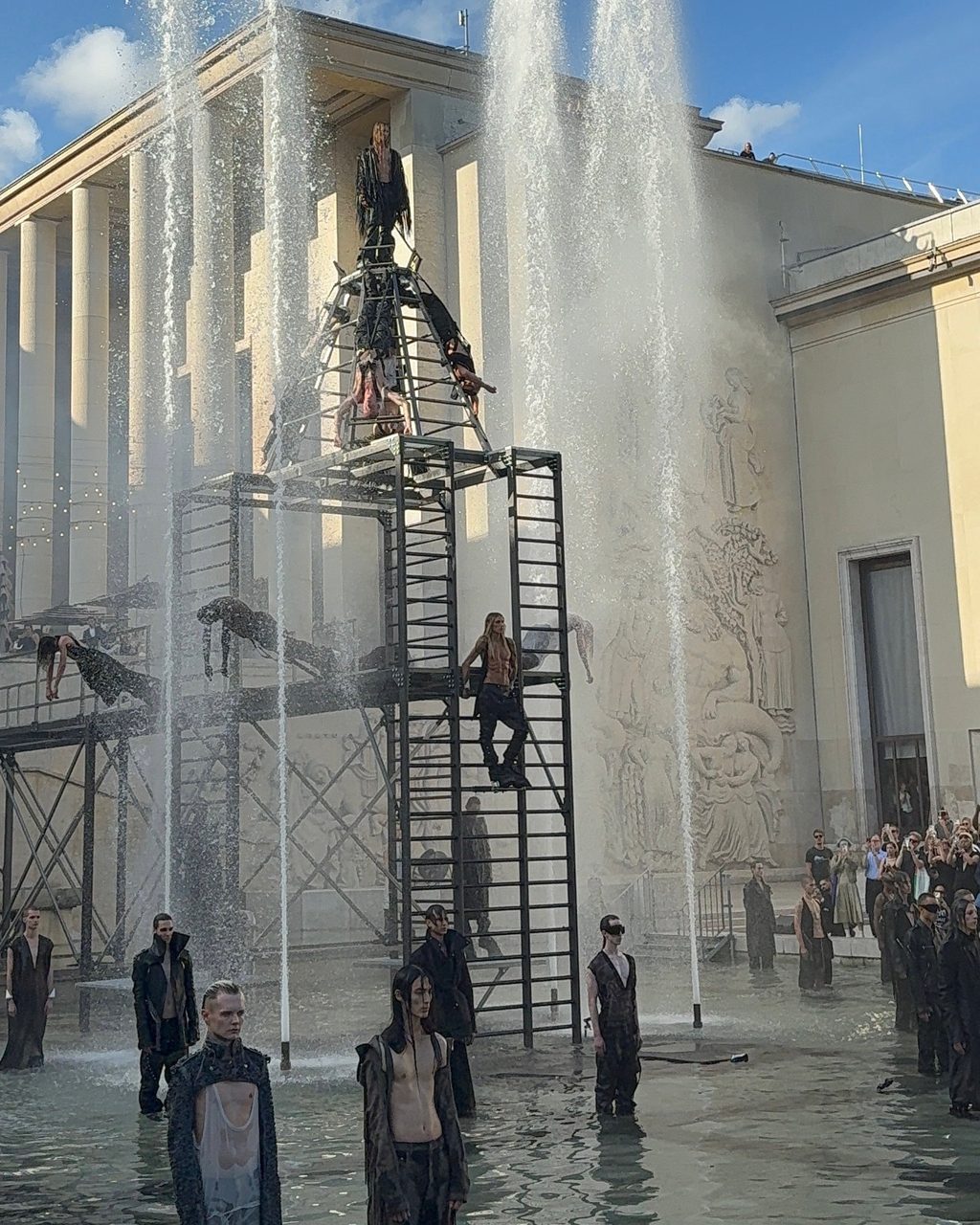 Rick Owens went for a swim in the temple of love for SS26