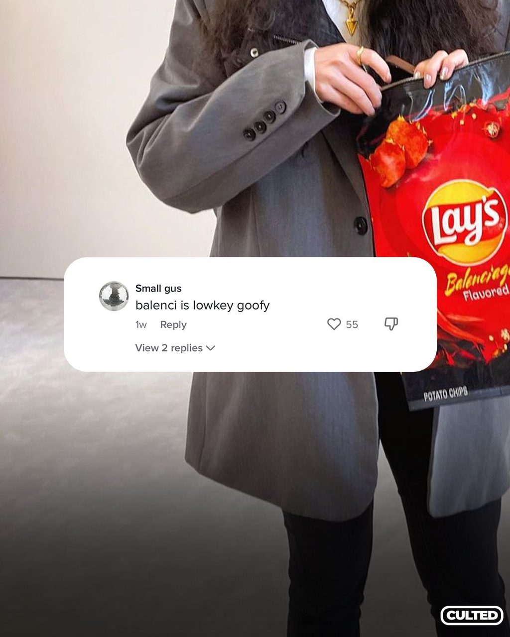 CULTED COMMUNITY TALKS: BALENCIAGA’S $1800 CRISP BAG