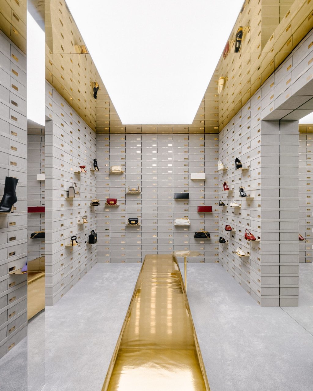 Crosby Studios’ Harry Nuriev turns Jimmy Choo’s Paris store into an unbreakable vault