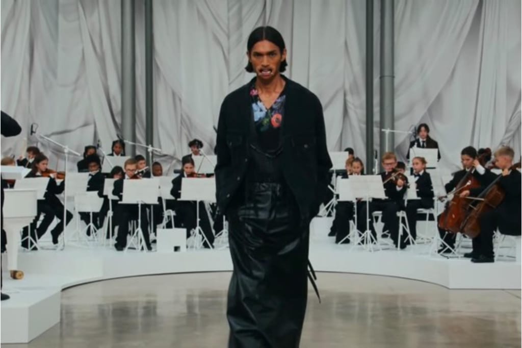 Glenn Martens got a kids orchestra to perform at the Maison Margiela SS26 show