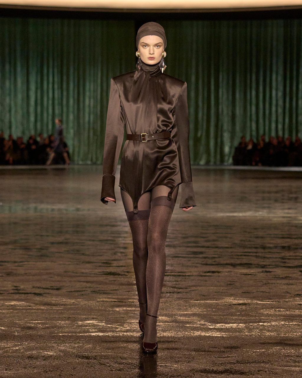 What do you get when you mix nudity with a Succession type beat? The Saint Laurent FW24 show