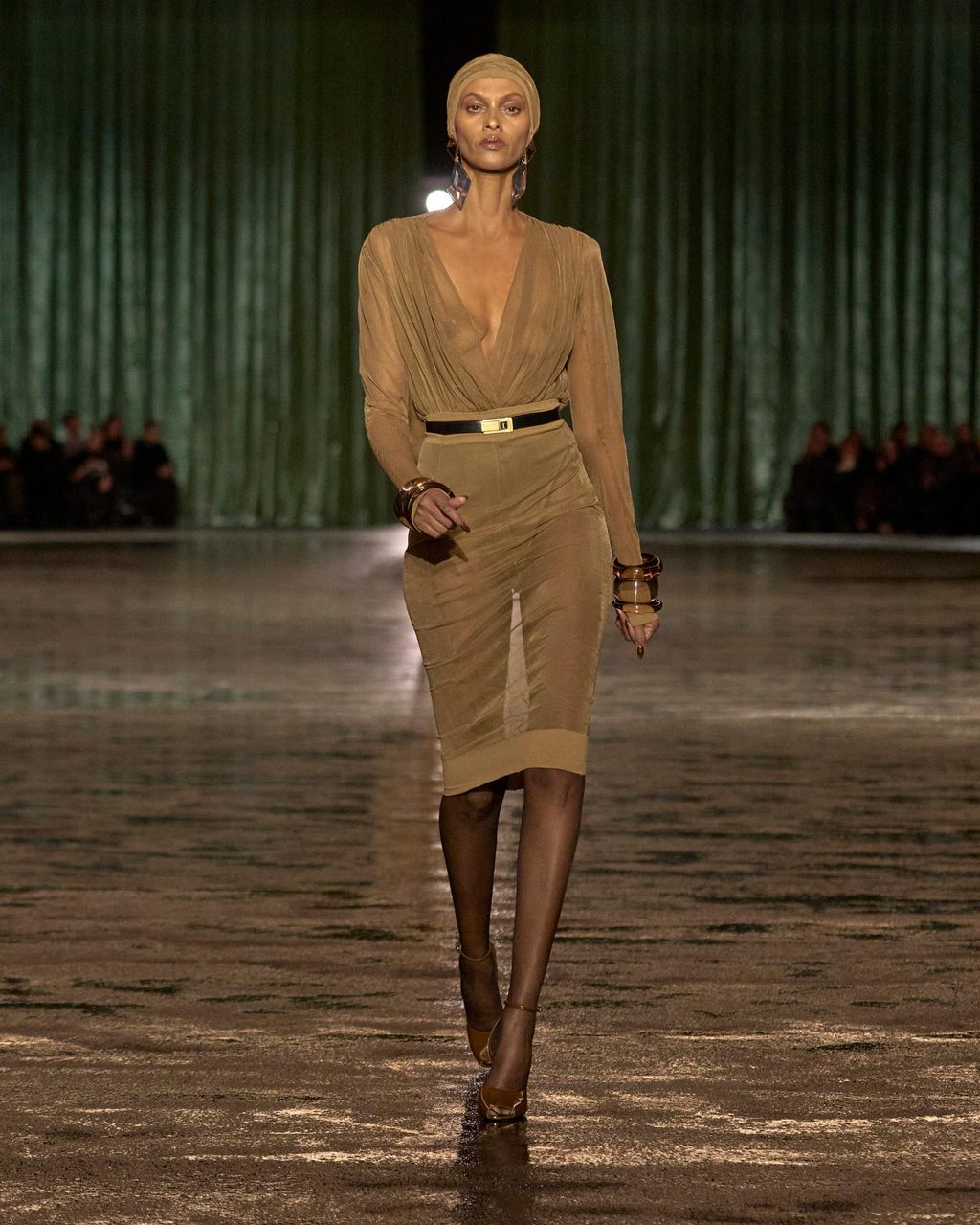 What do you get when you mix nudity with a Succession type beat? The Saint Laurent FW24 show