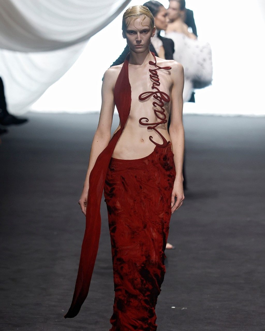 Ludovic de Saint Sernin for Jean Paul Gaultier Haute Couture hit different