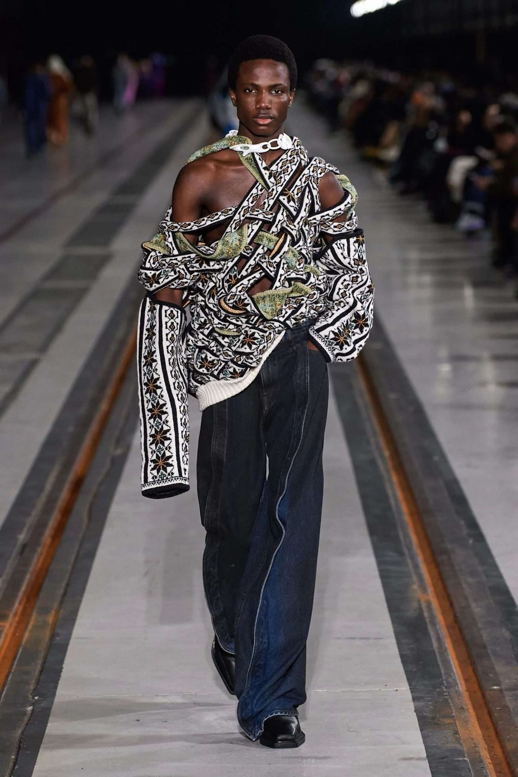 Y/PROJECT BROUGHT DRAMA TO PFW, IN MORE WAYS THAN ONE