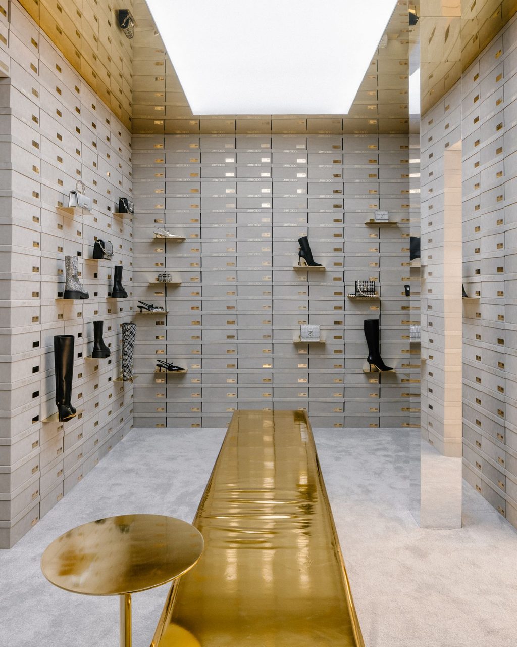 Crosby Studios’ Harry Nuriev turns Jimmy Choo’s Paris store into an unbreakable vault