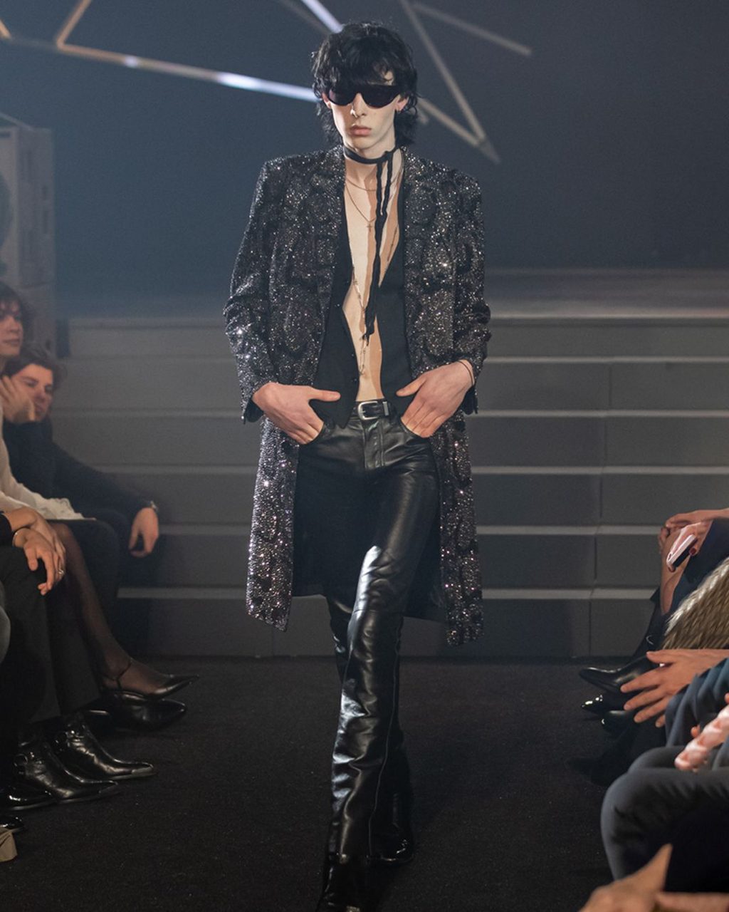 HEDI SLIMANE’S FW23 FOR CELINE WAS AN ODE TO ELECTRO-ROCK YOUTH