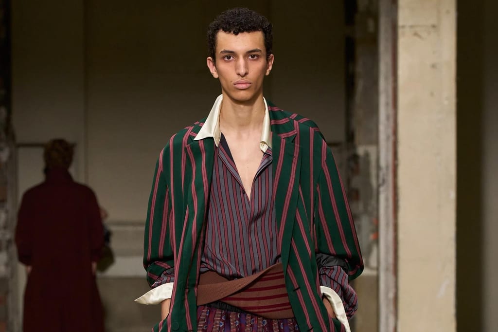 Dries Van Noten SS26 mixed opulence with casual