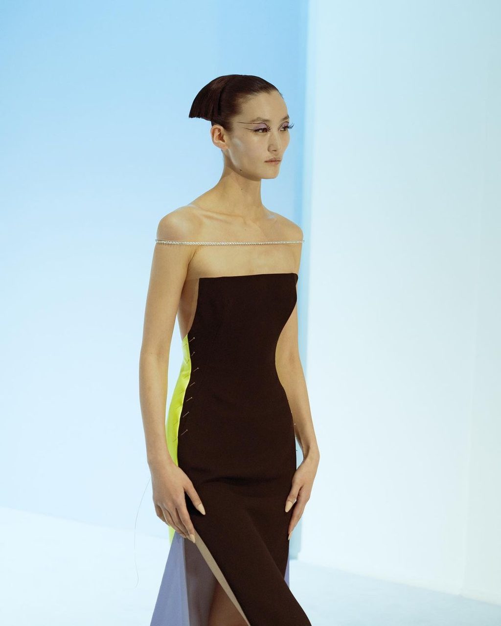 HAIDER ACKERMANN’S JEAN PAUL GAULTIER WAS AN ODE TO OLD COUTURE