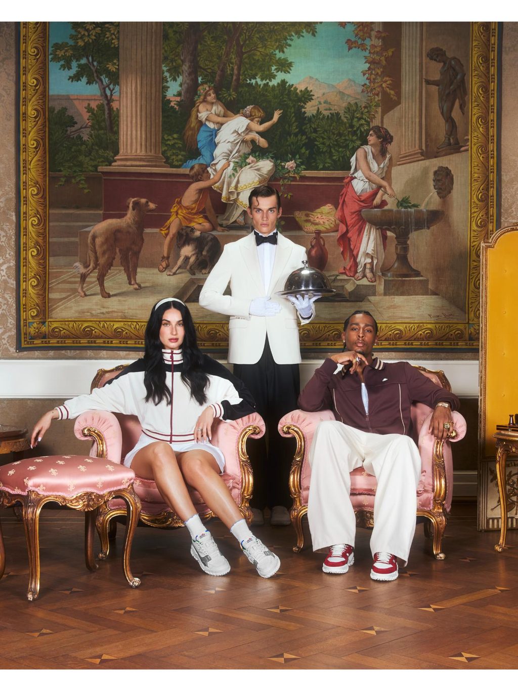We shot the new ellesse campaign in a mansion in Italy