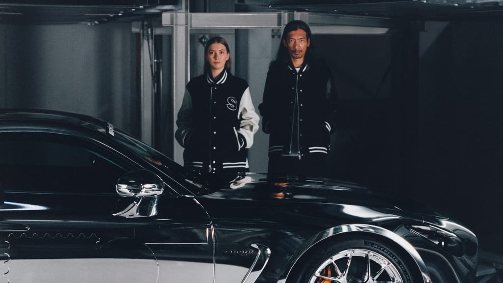 sacai is revving things up with Mercedes-AMG