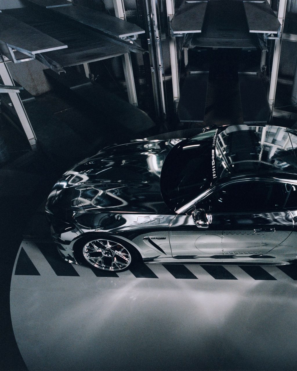 sacai is revving things up with Mercedes-AMG