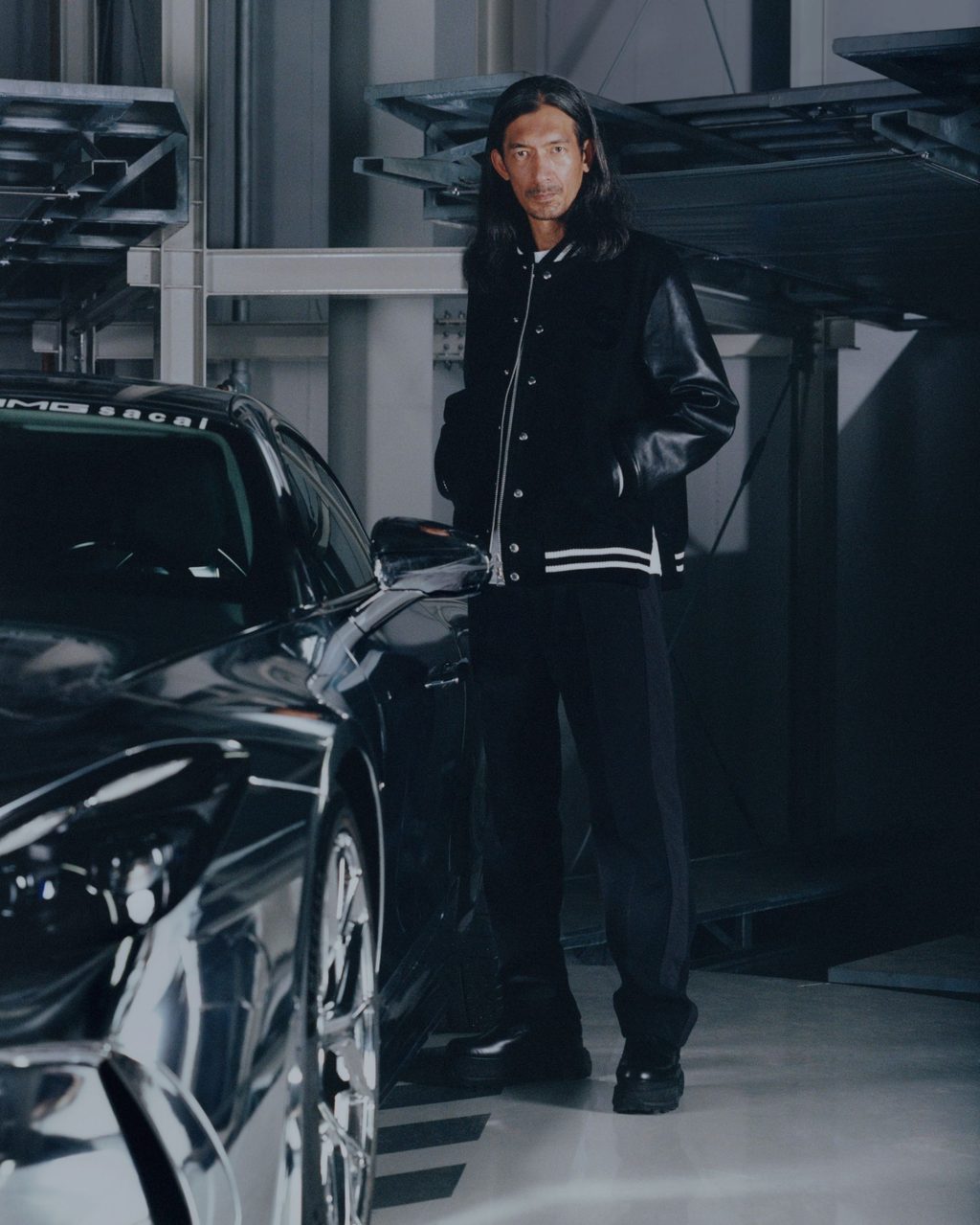 sacai is revving things up with Mercedes-AMG