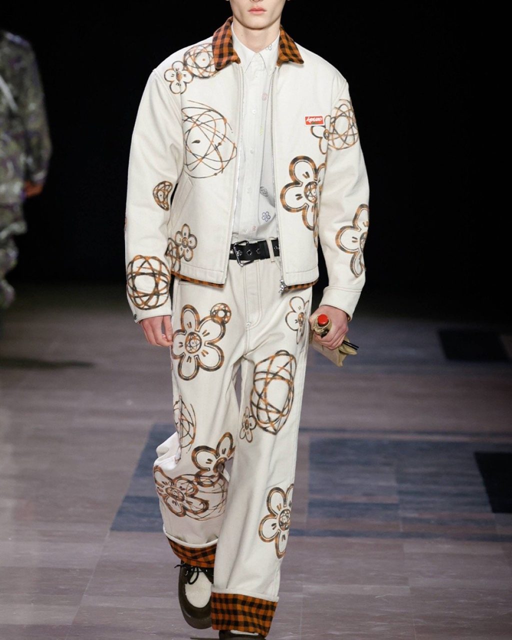 Logo-mania became print-mania on the runway at FW25