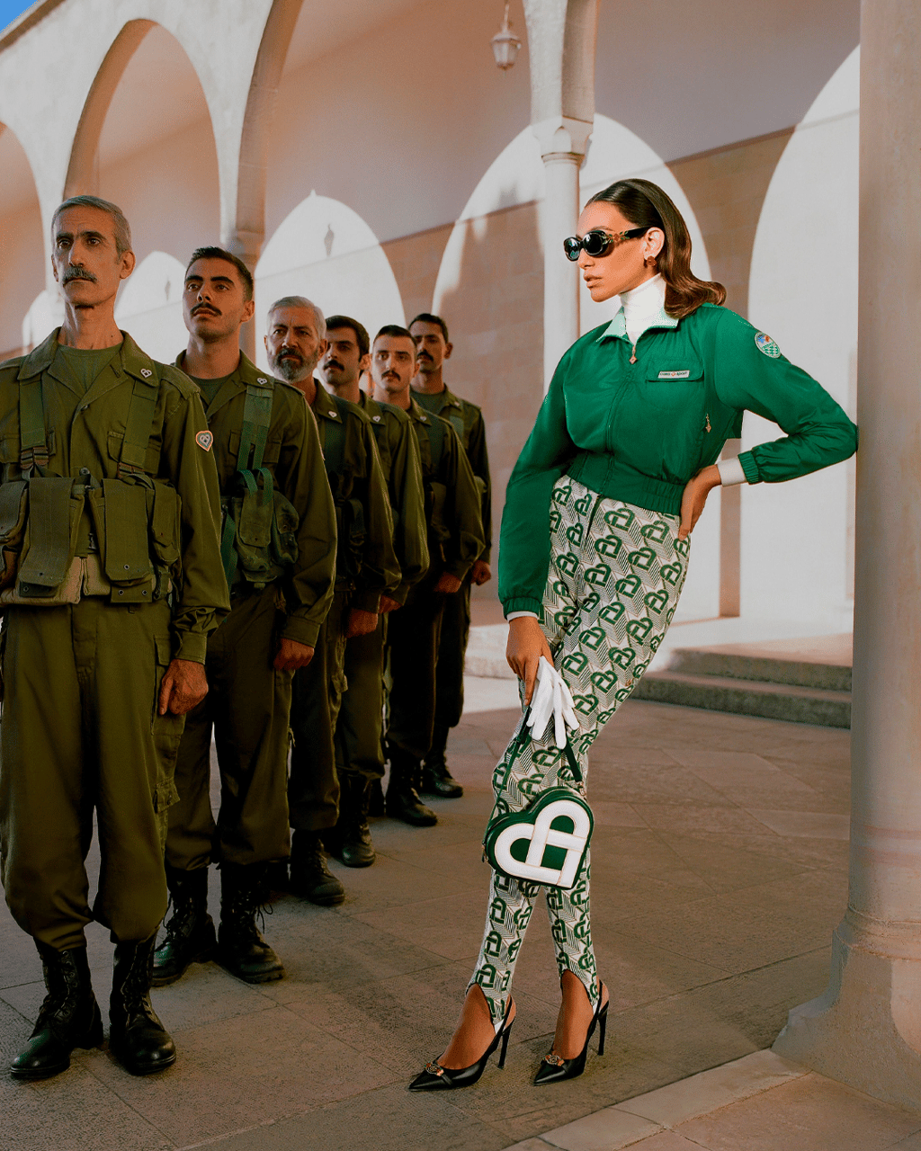 Casablanca FW23 “Love Against War” Campaign: once is a mistake, twice is a choice