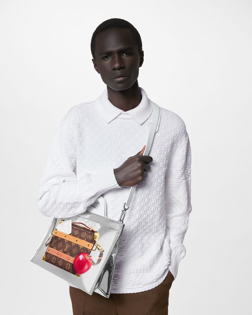 Louis Vuitton said “no more plastic” with its plastic freezer bag