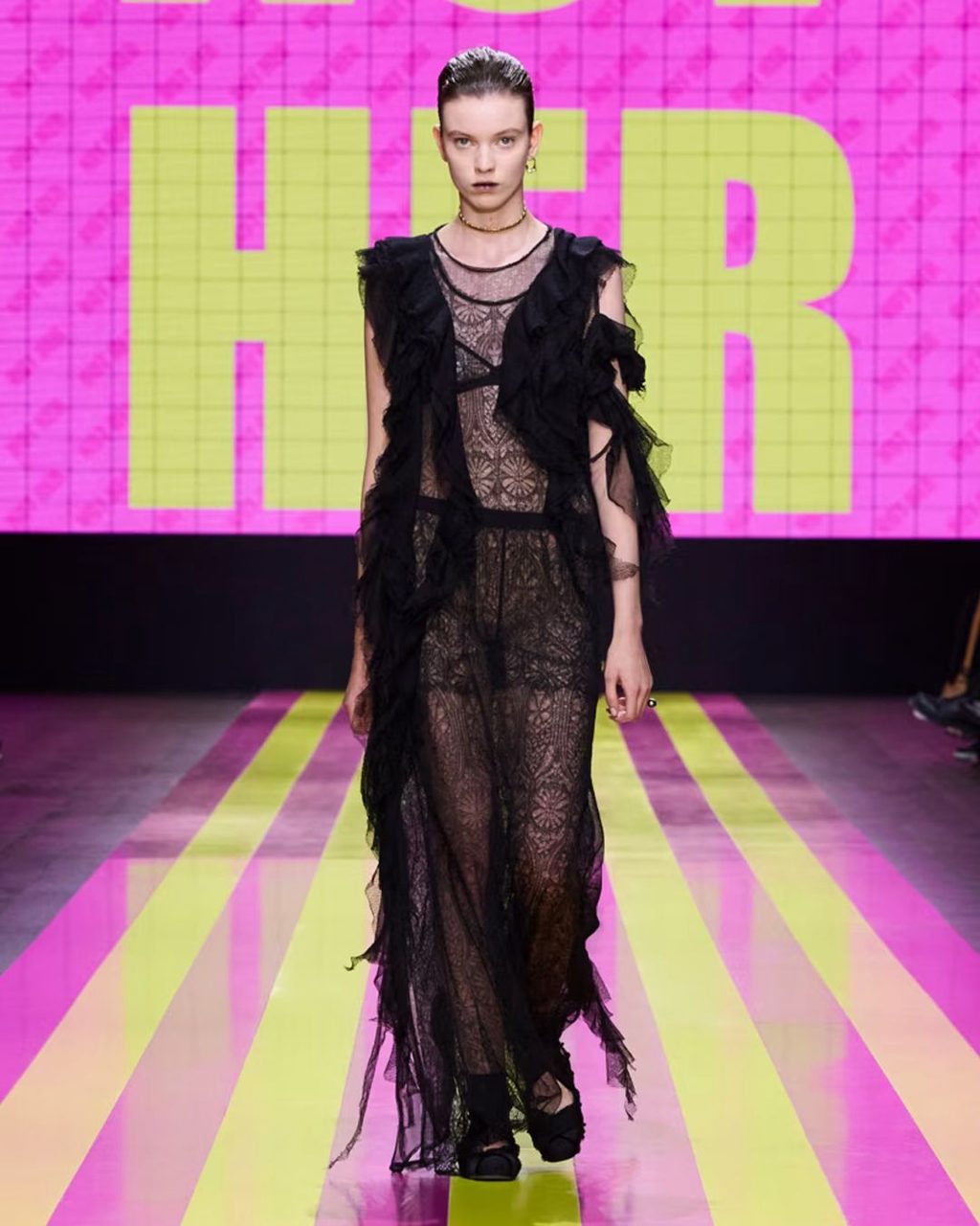 Maria Grazia Chiuri’s Dior turned the runway into a political rally for SS24