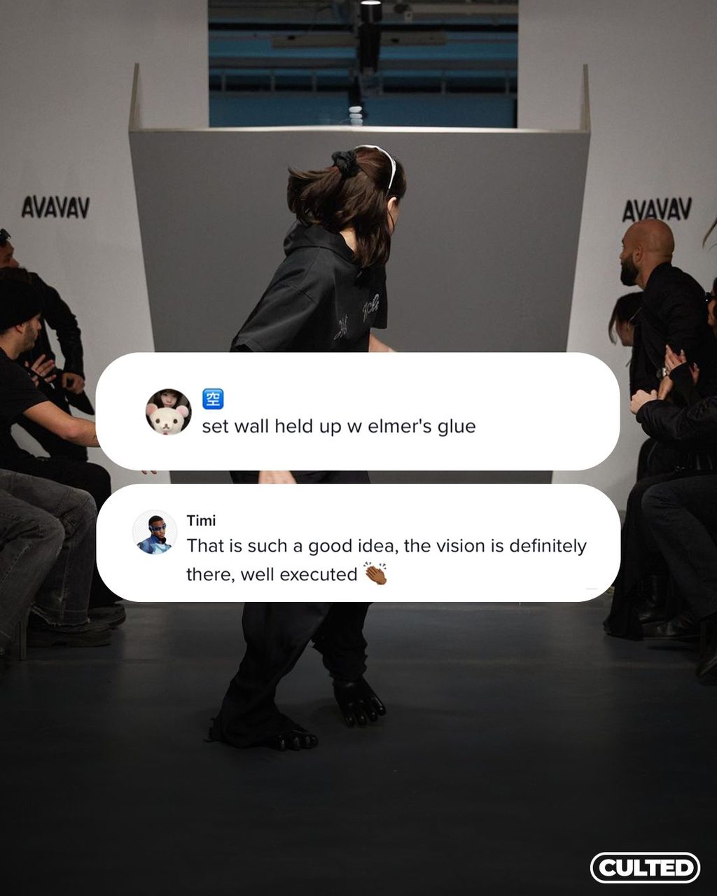 CULTED COMMUNITY TALKS: EVERYTHING FALLING APART AT AVAVAV’S FW23 SHOW