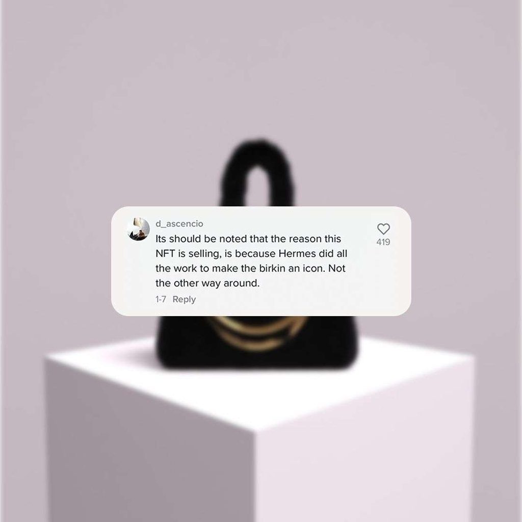 THE CULTED COMMUNITY WEIGHS IN ON THE ONGOING METABIRKIN & HERMÈS DRAMA