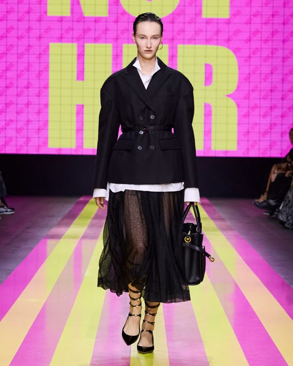 Maria Grazia Chiuri’s Dior turned the runway into a political rally for SS24