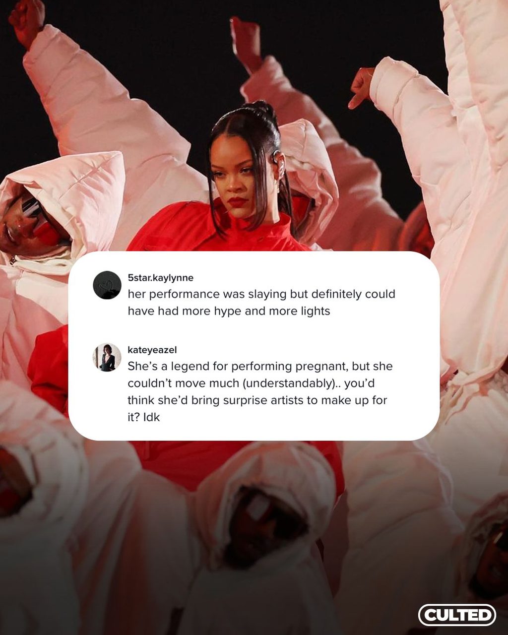 CULTED COMMUNITY TALKS: RIHANNA’S HALFTIME SUPER BOWL PERFORMANCE - THE BEST OF ALL TIME?